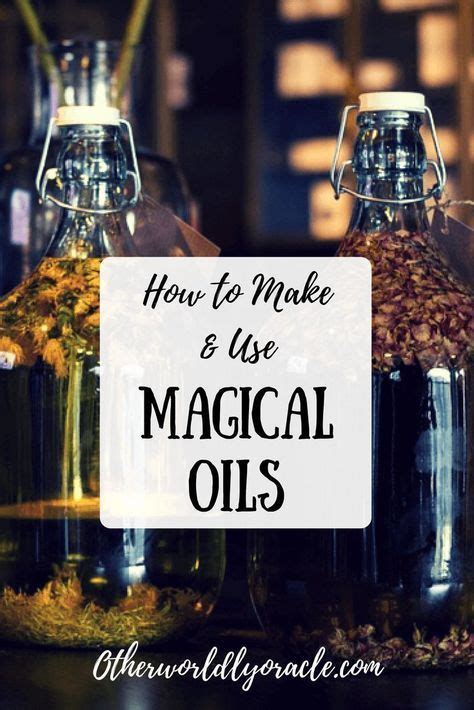 Magical oils reciles